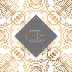 luxury ornamental mandala design background