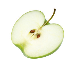 Green apple isolated on white  background 