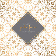 luxury ornamental mandala design background