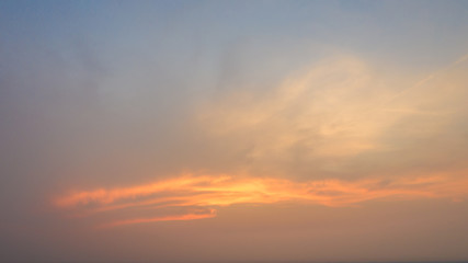 Sunset sky magenta orange gradient mesh Impressive saturated colors