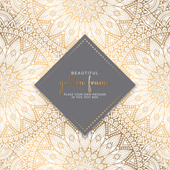 luxury ornamental mandala design background