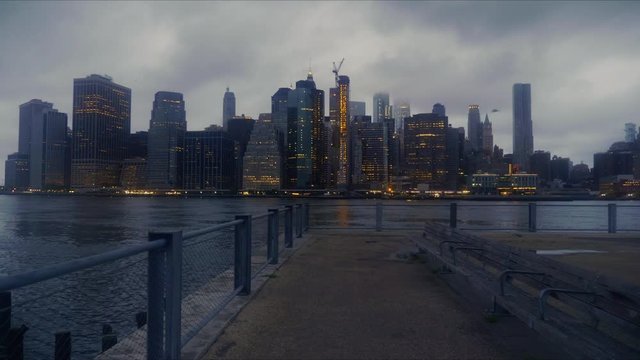 New York City empty benches
