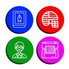 university icon set