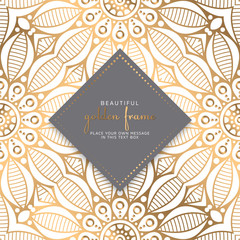 luxury ornamental mandala design background