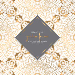 luxury ornamental mandala design background