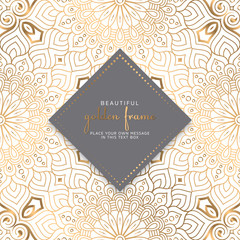 luxury ornamental mandala design background