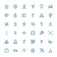 Editable 36 cross icons for web and mobile