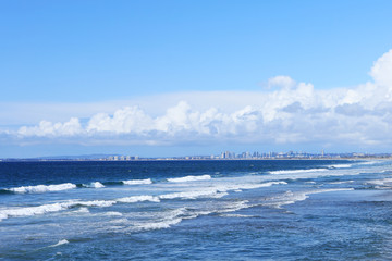 View of San Diego seen from Imperial Beach, California