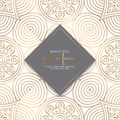 luxury ornamental mandala design background