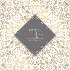 luxury ornamental mandala design background