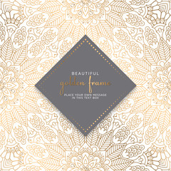 luxury ornamental mandala design background