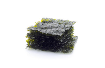 Japanese food nori dry seaweed or edible seaweed