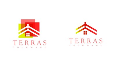 Terras Vector House Construction Logo