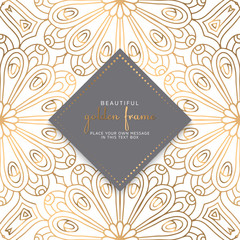 luxury ornamental mandala design background