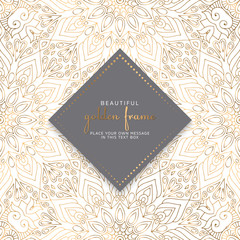 luxury ornamental mandala design background