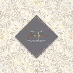 luxury ornamental mandala design background