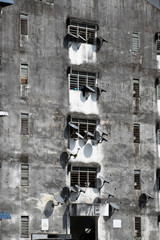 detail of an old building