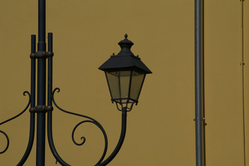 old street lamp,lighting,lantern, streetlight, iron, isolated, antique, city, metal,...