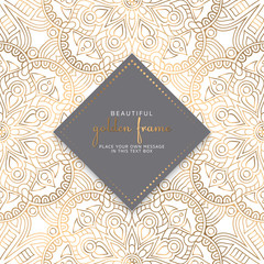 luxury ornamental mandala design background