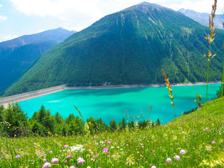 Vernagt-Stausee in Südtirol