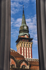 Subotica City Hall with Tiled Rooftop
