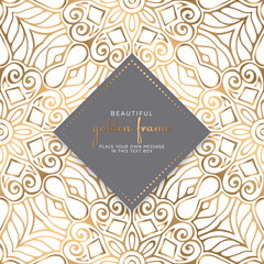 luxury ornamental mandala design background