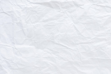 Obraz premium white crumpled paper texture background. 