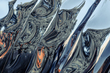 Abstract, reflect, grey, mirror effect. Abstract background. Trendy backdrop.