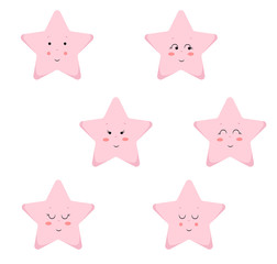 Stars Cute Seamless Pattern
