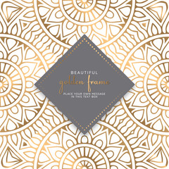 luxury ornamental mandala design background