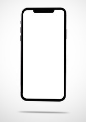 Smartphone mobile mock up blank front screen