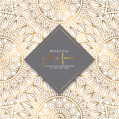 luxury ornamental mandala design background