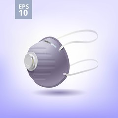 breathing mask with filter