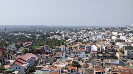 ベトナムのバンメトートの景色