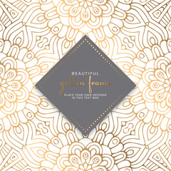 luxury ornamental mandala design background