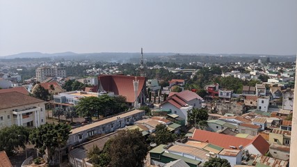 ベトナムのバンメトートの景色