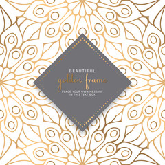 luxury ornamental mandala design background