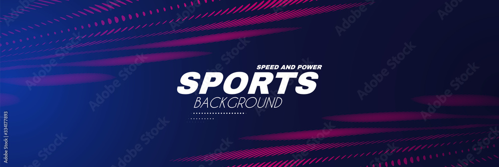 Wall mural abstract sport background with motion elements. light dynamic effect.