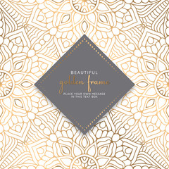 luxury ornamental mandala design background