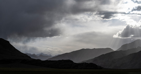 Bare Mountain Rain Murghab Tajikistan
