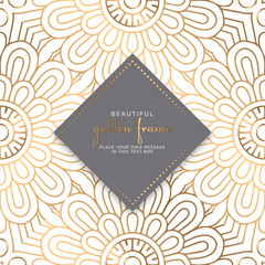 luxury ornamental mandala design background