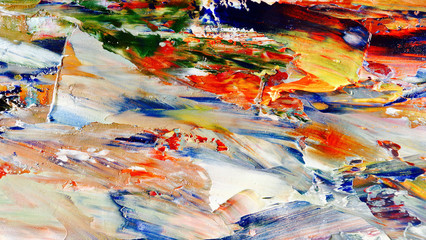 Colorful abstract background wallpaper. Modern motif visual art.  Mixtures of oil paint. Trendy hand painting canvas. Wall decor and Wall art prints Idea.  3D Texture.Colorful abstract 