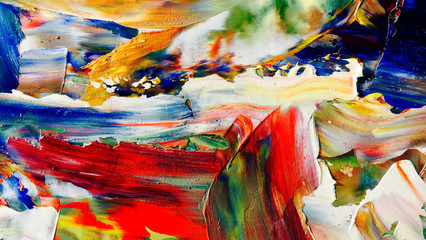 Colorful abstract background wallpaper. Modern motif visual art.  Mixtures of oil paint. Trendy hand painting canvas. Wall decor and Wall art prints Idea.  3D Texture.Colorful abstract 