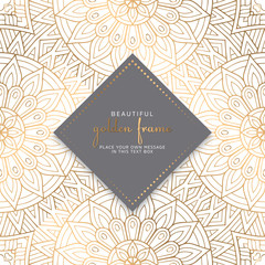 luxury ornamental mandala design background