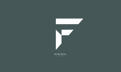 Alphabet letter icon logo F