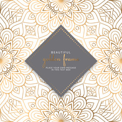 luxury ornamental mandala design background