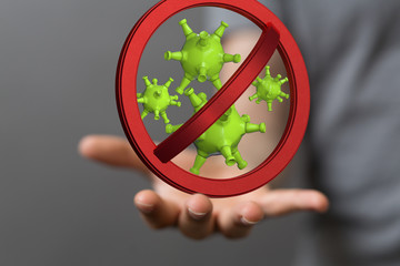 Corona Virus Healthcare Concept. Coronavirus protection Pandemic Sars Fever.
