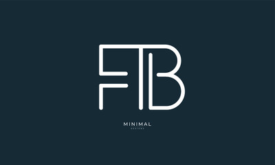 Alphabet letter icon logo FB © iDESIGN_4U