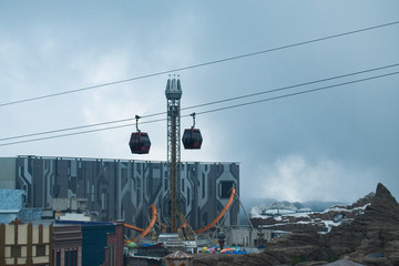 The Ropeway in the Genting Highlands Malaysia