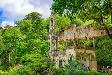 Fototapeta na wymiar Quinta da Regaleira, a UNESCO site in Sintra, Portugal